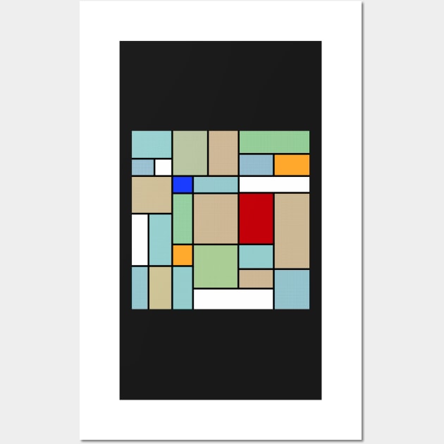 Mondrian Wall Art by PeterH